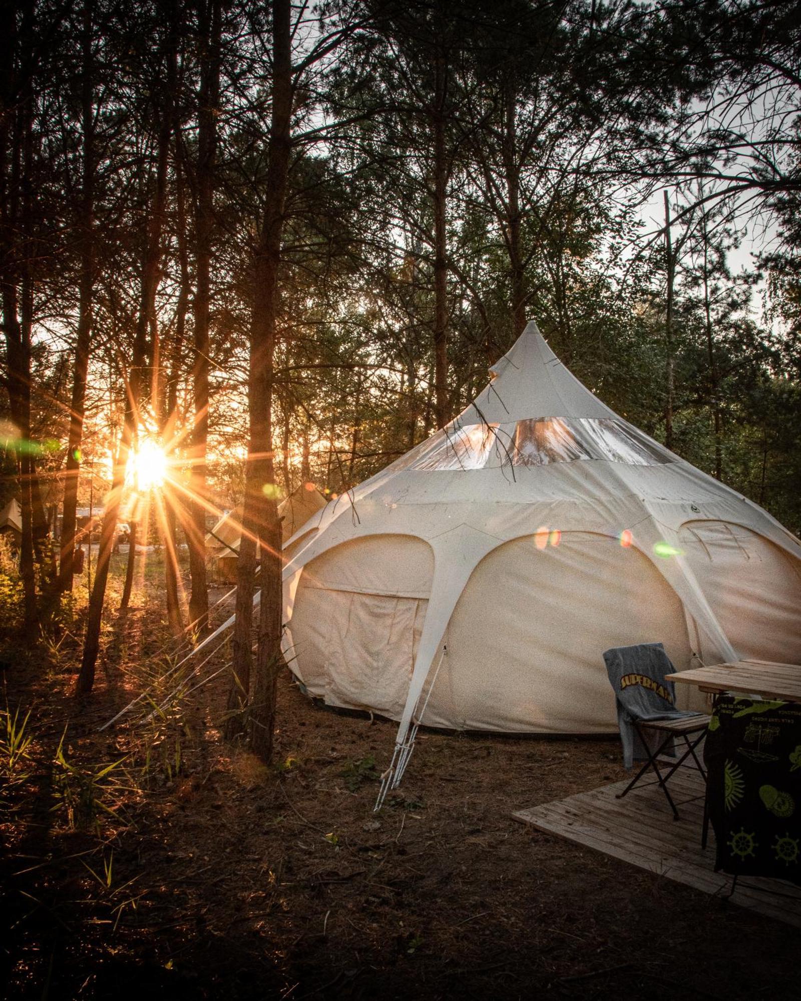 Raus Und Gut Glamping Am Graebendorfer See ドレープカウ エクステリア 写真