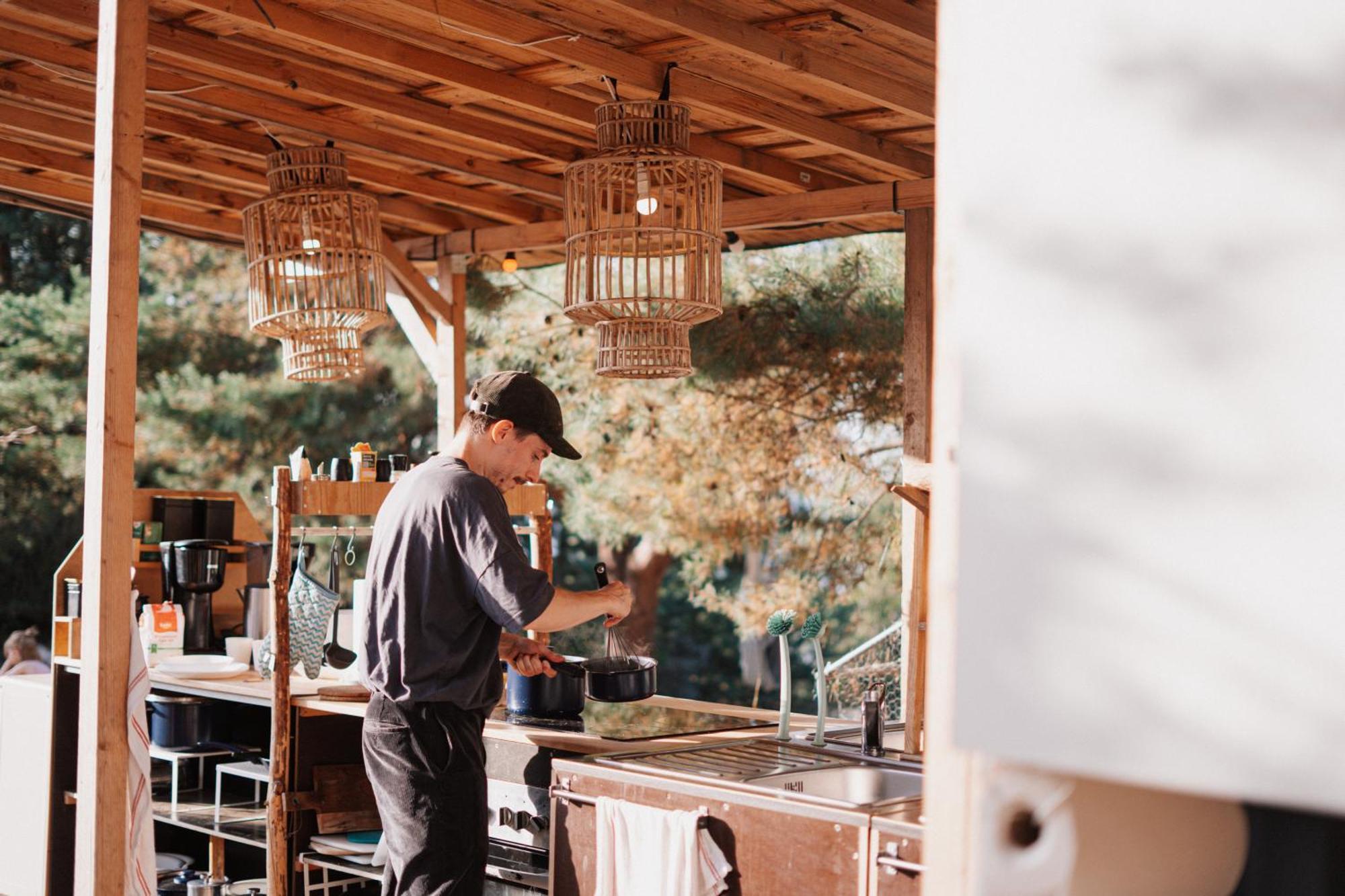 Raus Und Gut Glamping Am Graebendorfer See ドレープカウ エクステリア 写真