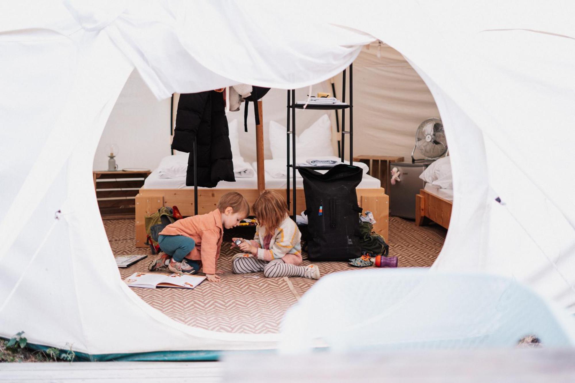 Raus Und Gut Glamping Am Graebendorfer See ドレープカウ エクステリア 写真