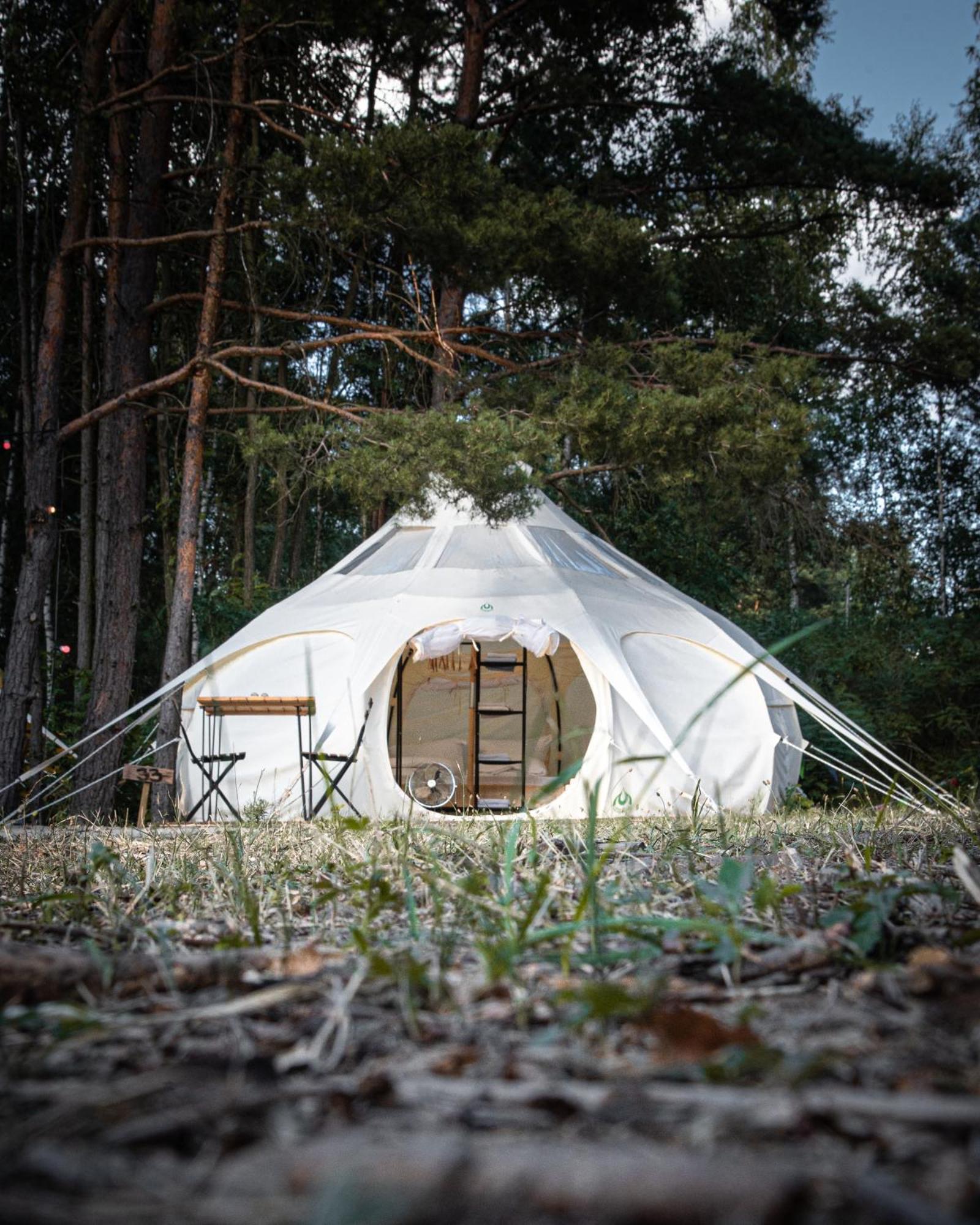 Raus Und Gut Glamping Am Graebendorfer See ドレープカウ エクステリア 写真