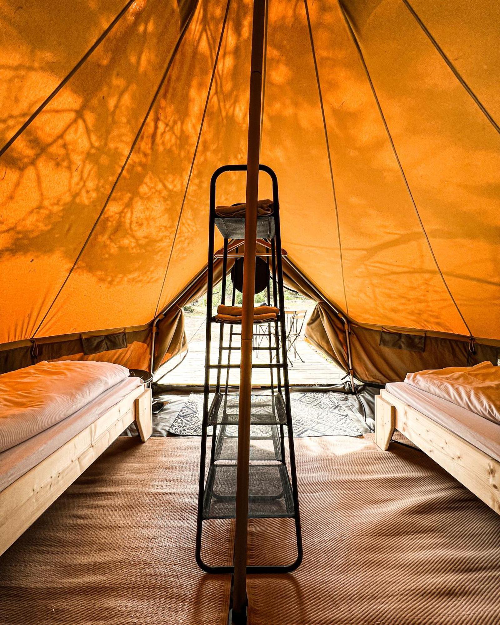 Raus Und Gut Glamping Am Graebendorfer See ドレープカウ エクステリア 写真