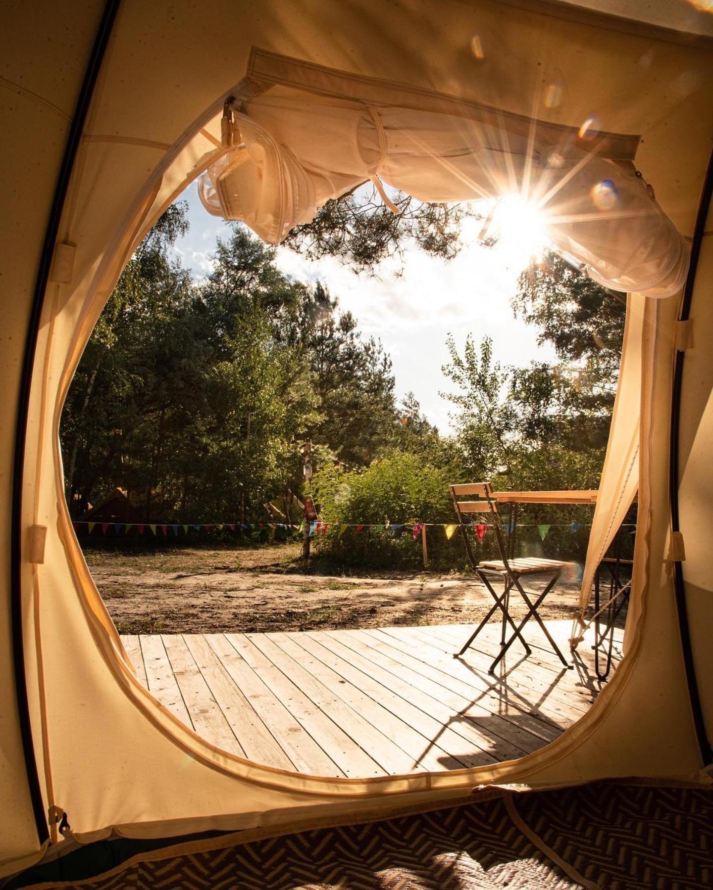 Raus Und Gut Glamping Am Graebendorfer See ドレープカウ エクステリア 写真